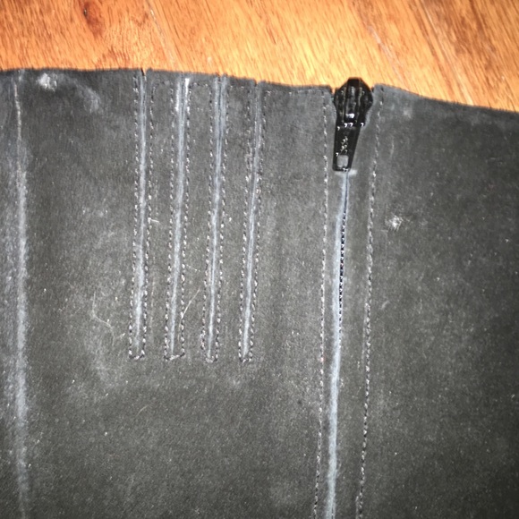 Antonio Melani Black Suede Knee-high Boots - Picture 5 of 6